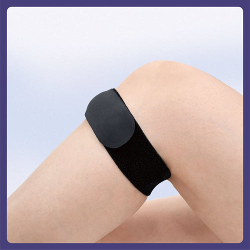Professionelle atmungsaktive Kniebandage mit Silikon-Patellaring – Produktansicht 1